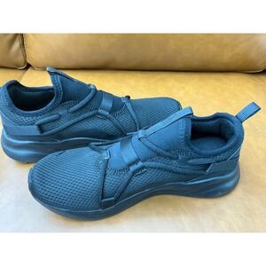 Puma Softride Sophia Sneakers Mens 7 Black Excellent Slip On Mesh Trainers